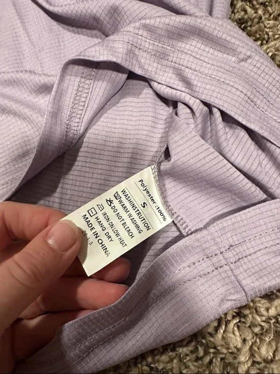 Light Lavender Men's Crew Neck T-Shirt - Picture 2 of 5